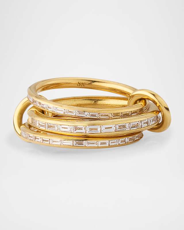 Seraph 18K Yellow Gold Ring with Diamonds